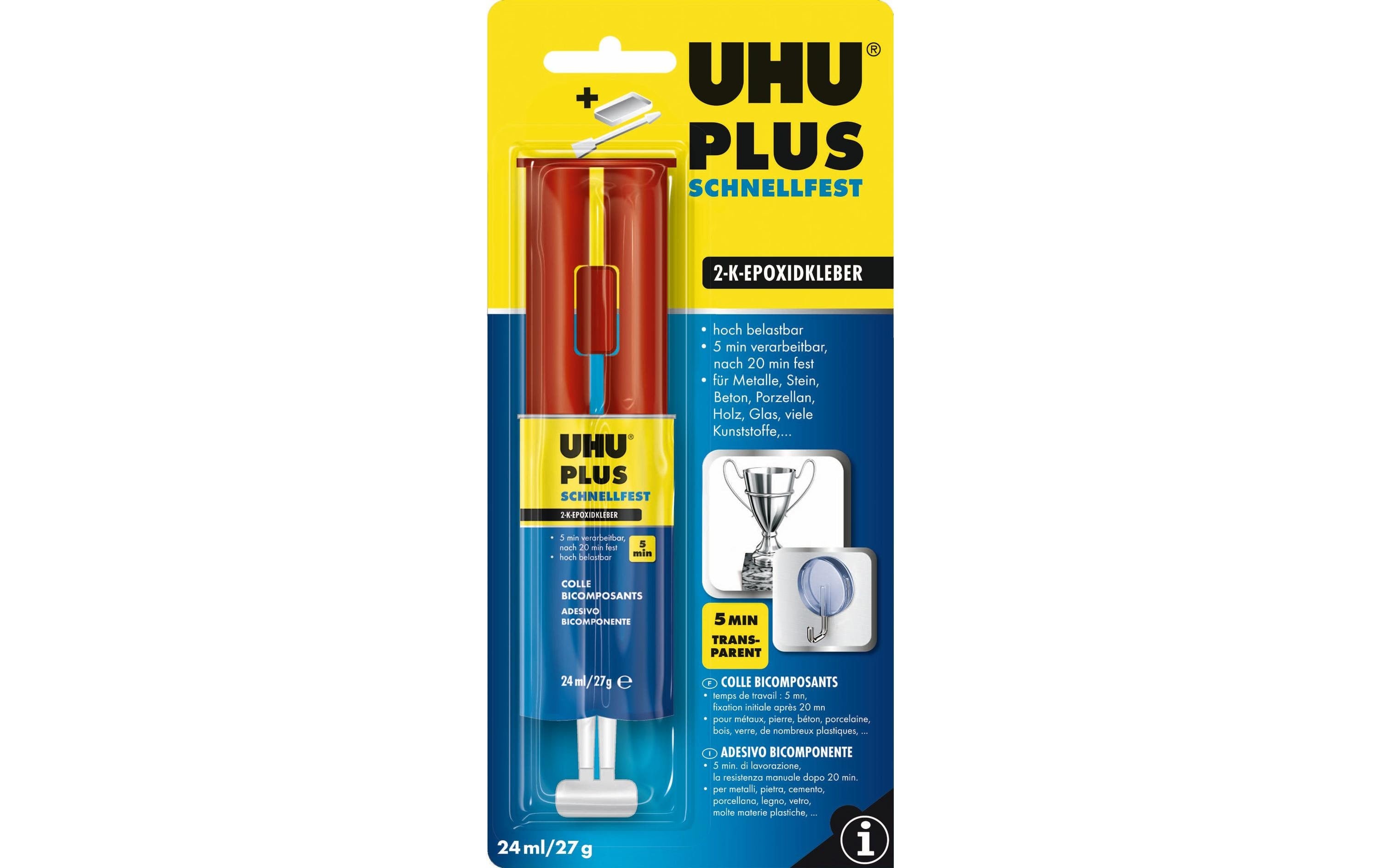 UHU Zweikomonentenkleber plus 27g