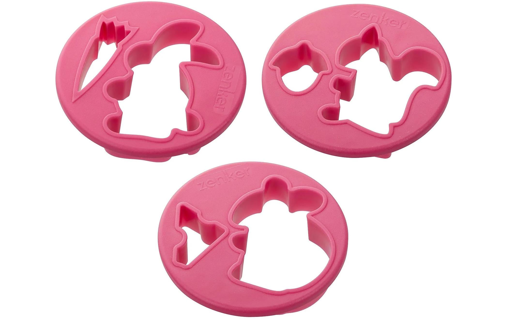 Zenker Ausstecher Set Tiere 3-tlg. Maus, Hase, Eichhörnchen