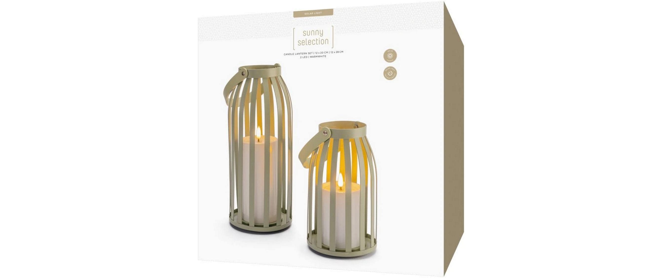 STT  Solar Candle Lantern Set