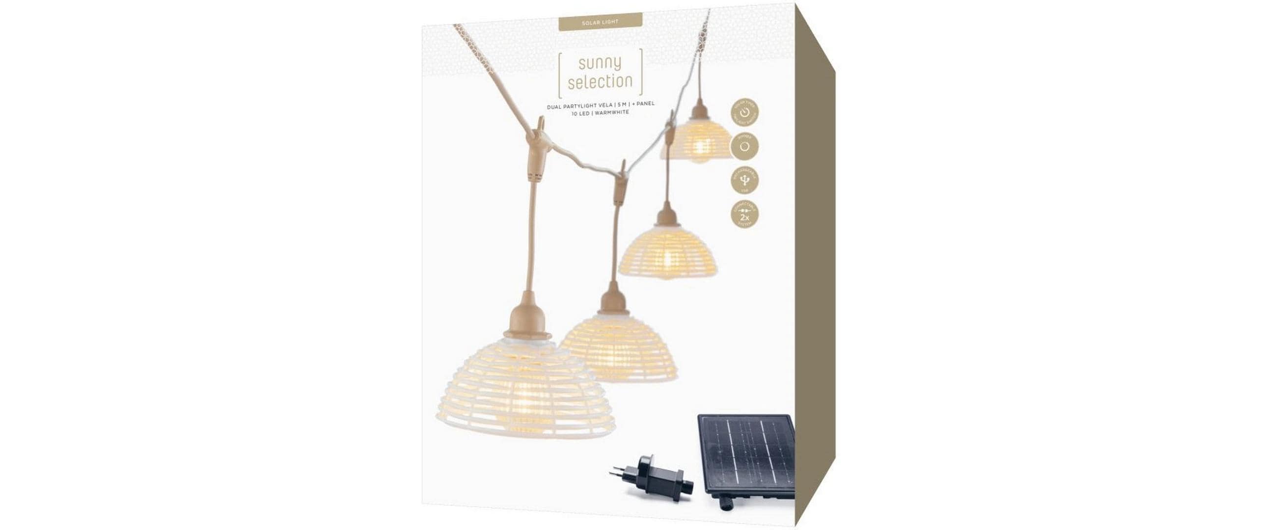 STT  Solar Dual Partylight Vela