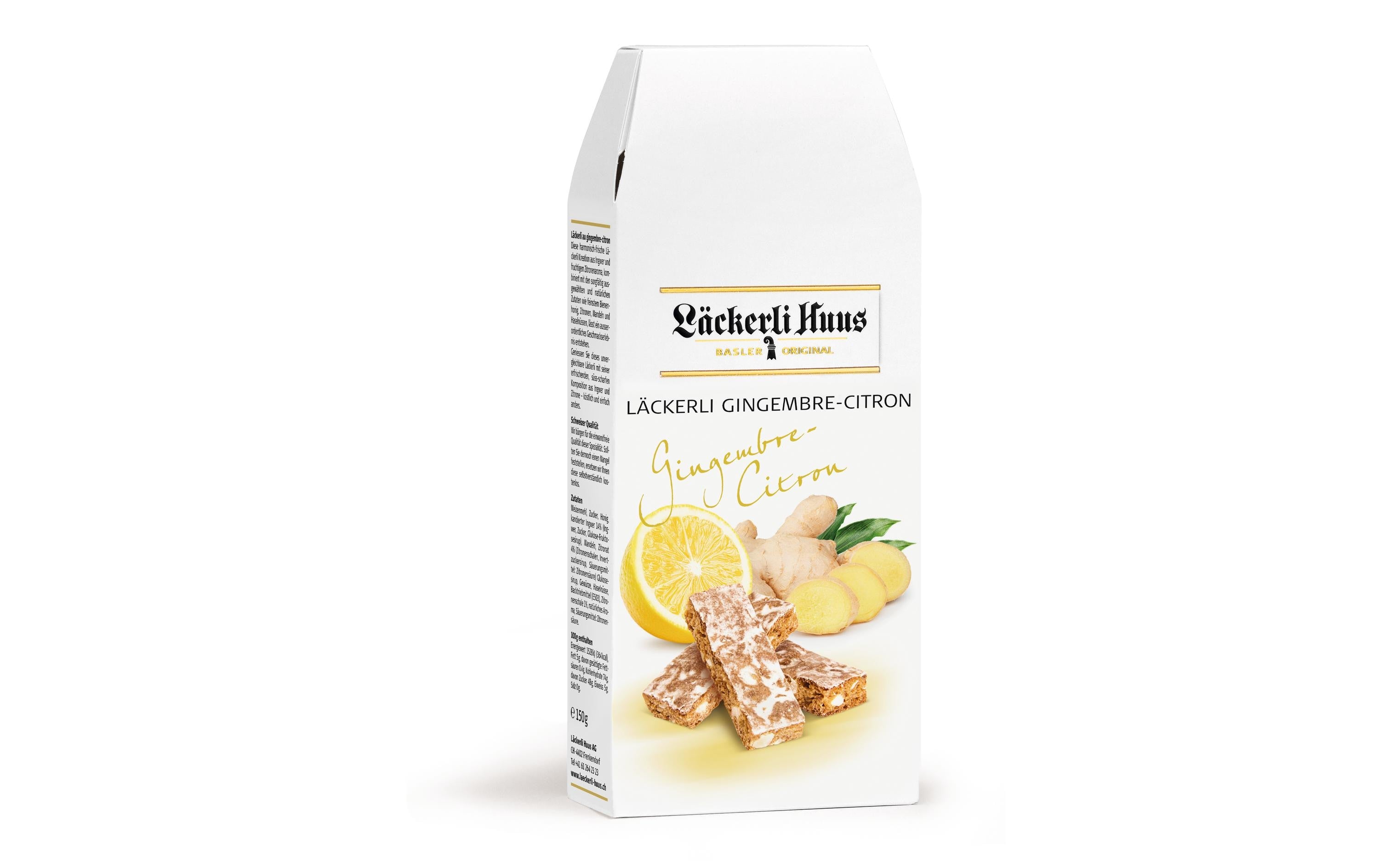 Läckerli au gingembre et citron 150 g