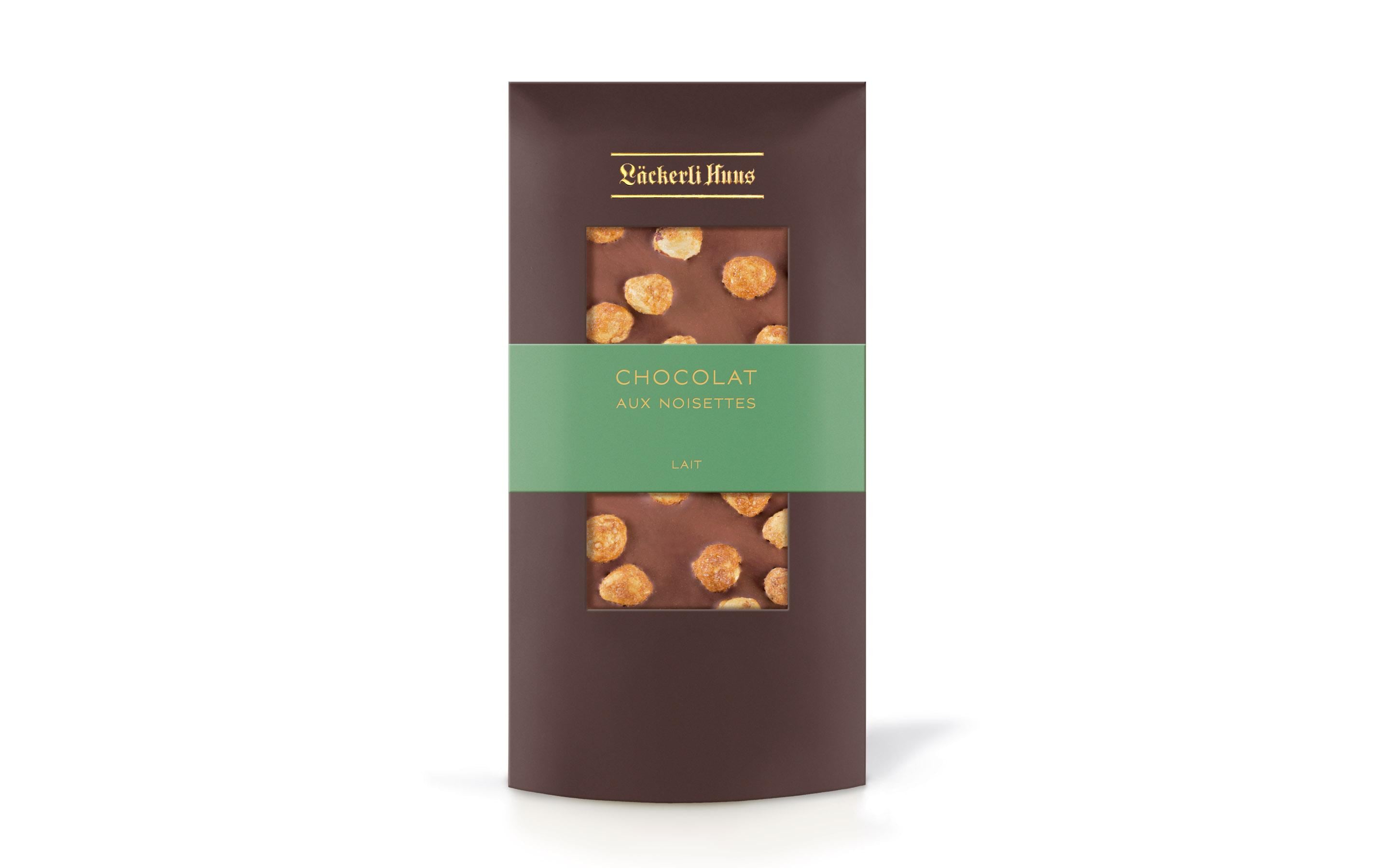 Chocolat au noisettes lait 100 g