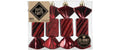 H&J Weihnachtskugel Bonbon, Morello Cherry 4 Stück, L: 10.5 cm, Kunststoff
