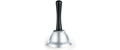 Inge Aufsteller Glocke Silber Metall, H: 12.5 cm