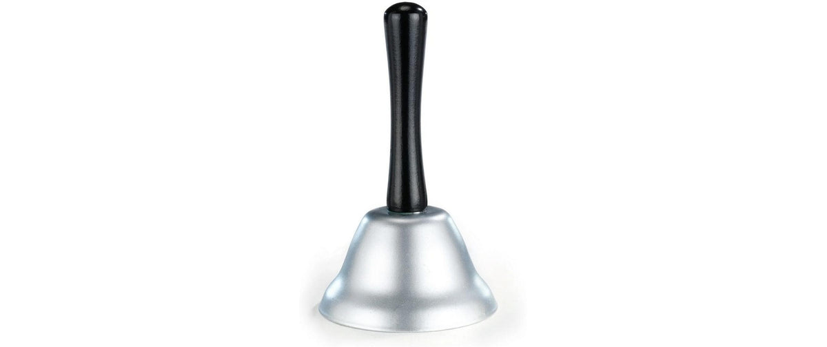 Inge Aufsteller Glocke Silber Metall, H: 12.5 cm