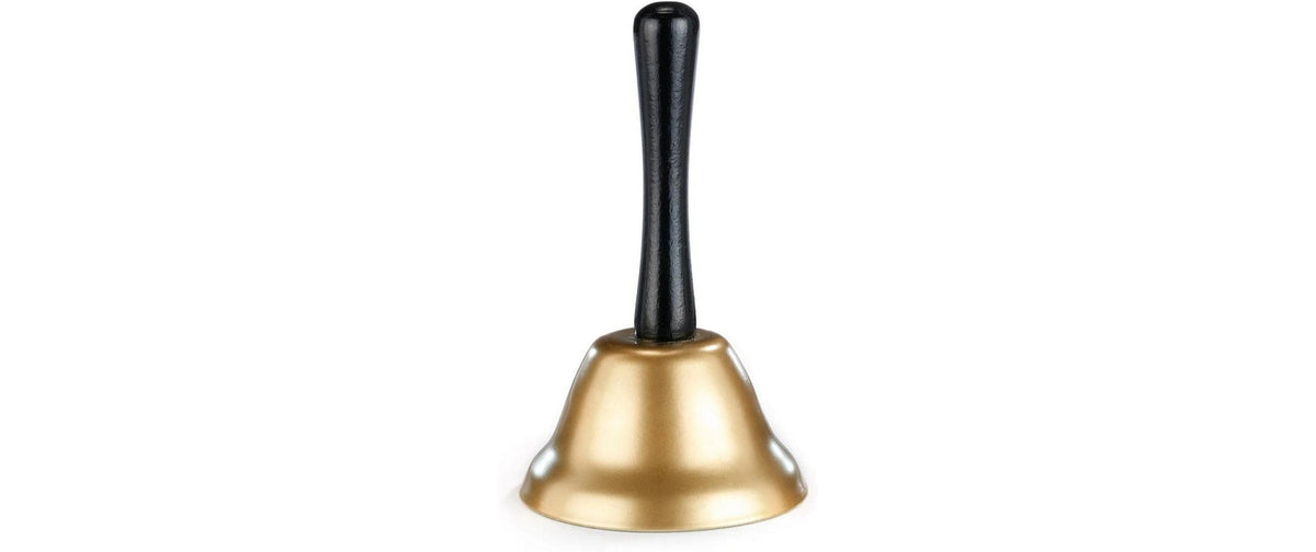Inge Aufsteller Glocke Gold Metall, H: 12.5 cm