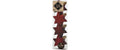 H&J Weihnachtskugel Morello Cherry Stern 8 Stück, Kunststoff, 6 cm