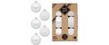 H&J Weihnachtskugel Pure White, 6 Stück Glas, D: 10 cm