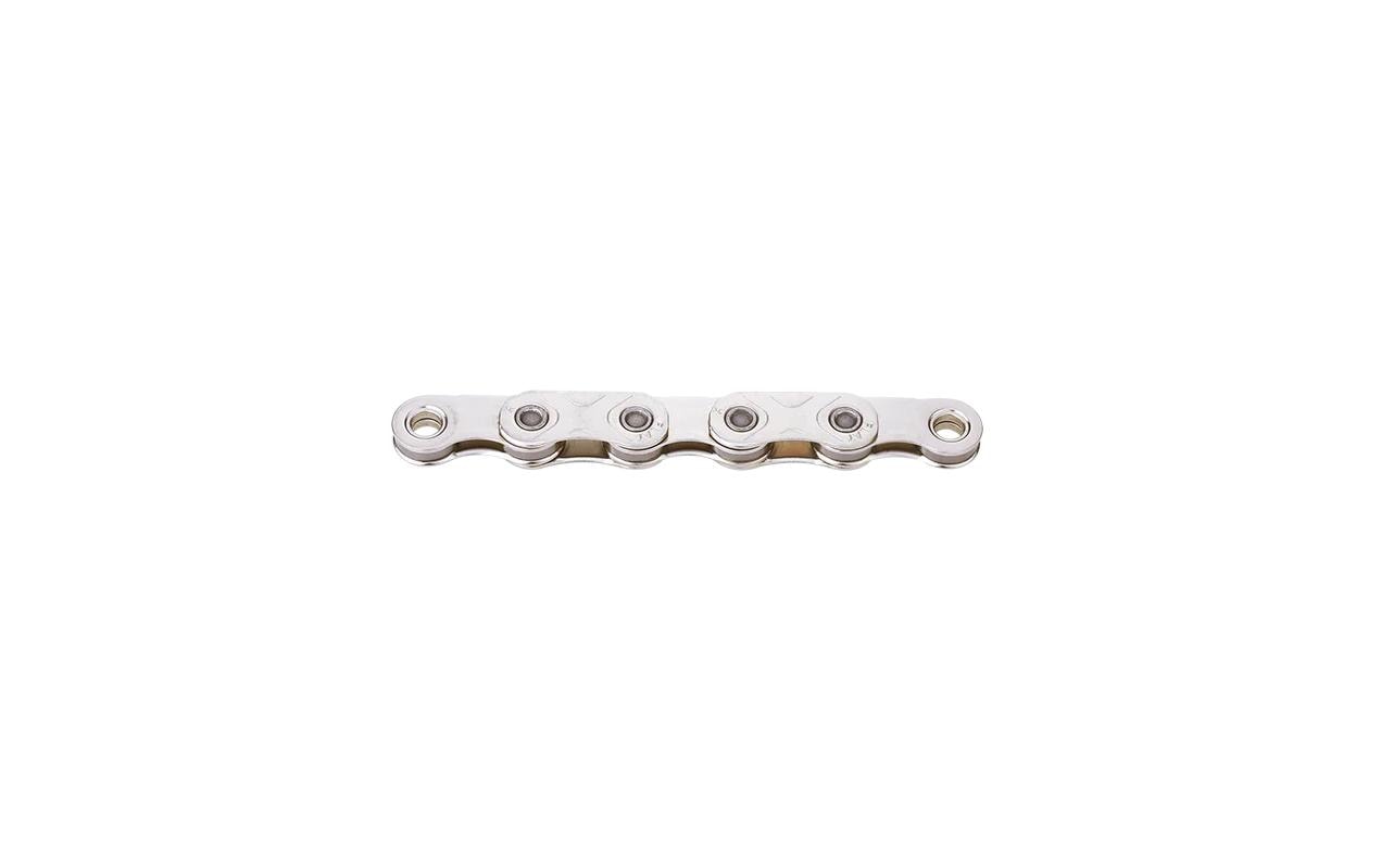 KMC Kette, X Flat, Waxed, 126 Glieder Velokette, silver