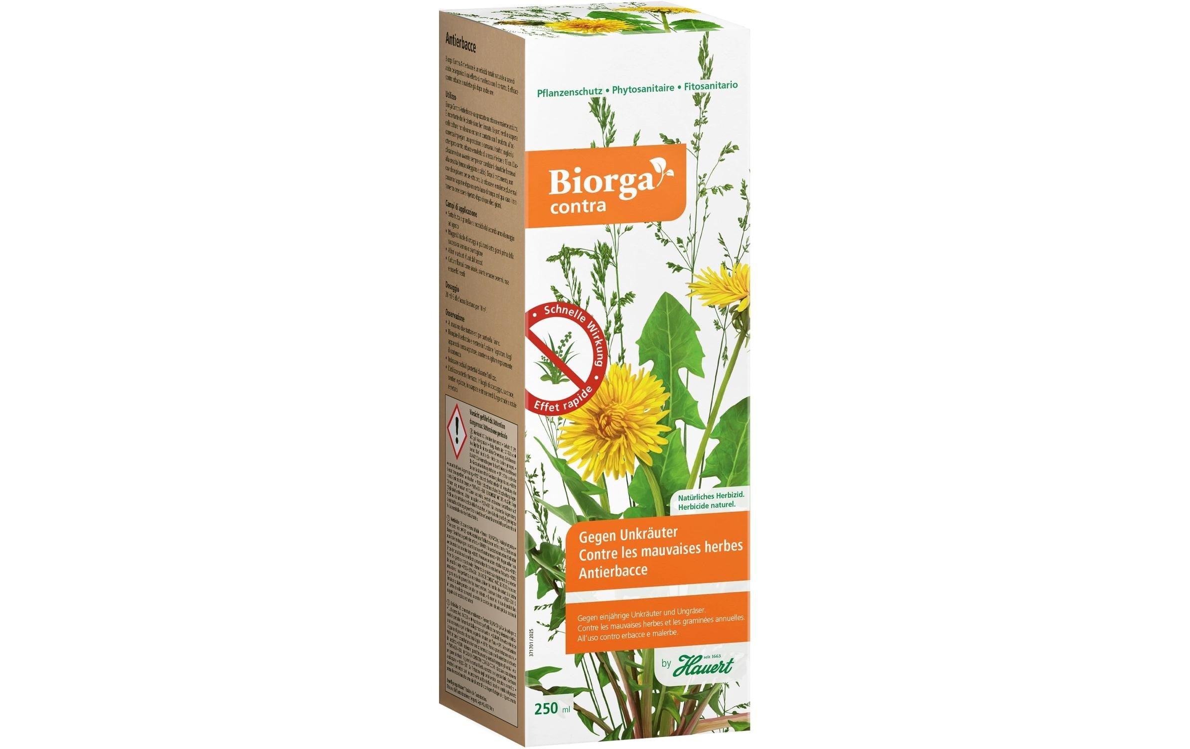 Biorga Contra gegen Unkräuter, 250 ml 250ml Konzentrat