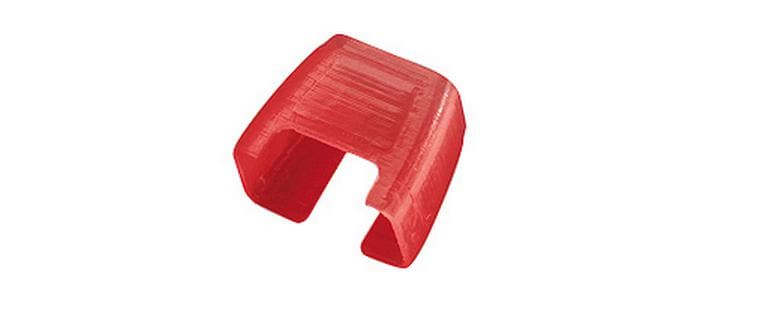 R&M Patchkabel Clips, 20er-Pack, rot Klipp Sicherheitsstufe 1 RJ45 Stecker IP20