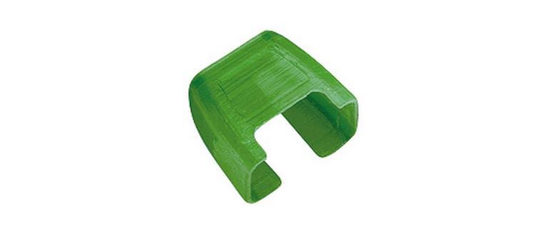 R&M Patchkabel Clips, 20er-Pack, grün Klipp Sicherheitsstufe 1 RJ45 Stecker IP20