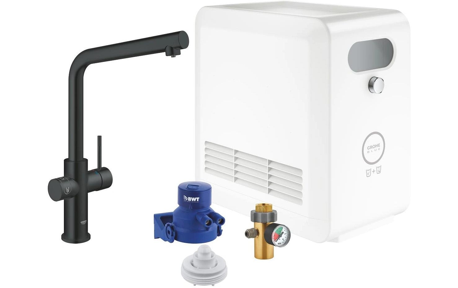 GROHE Blue Pro Con. L-Ausl Velvet Black