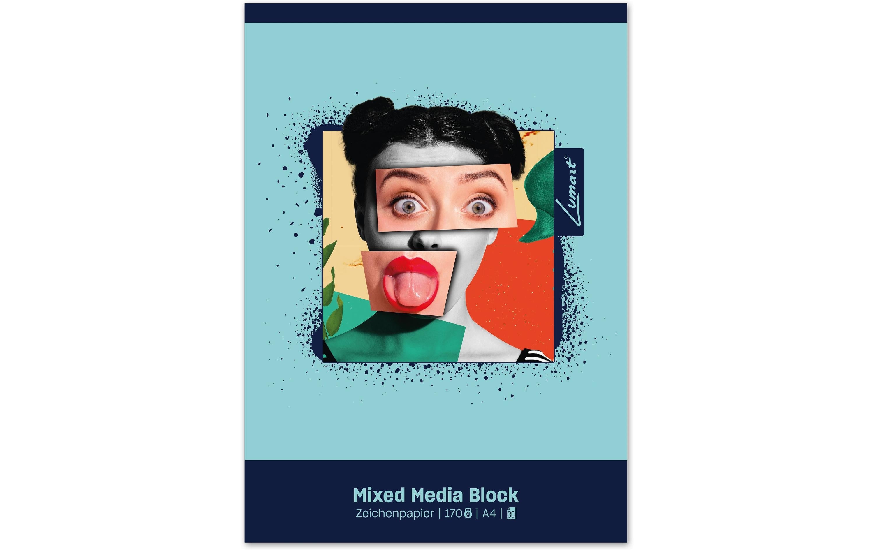 Lumart Mixed Media Block A4 weiss, 170 g/m2, 30 Blatt
