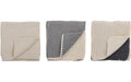Bloomingville Abwaschlappen Odette, 3er Set 100% Baumwolle, 27x27cm, Grau