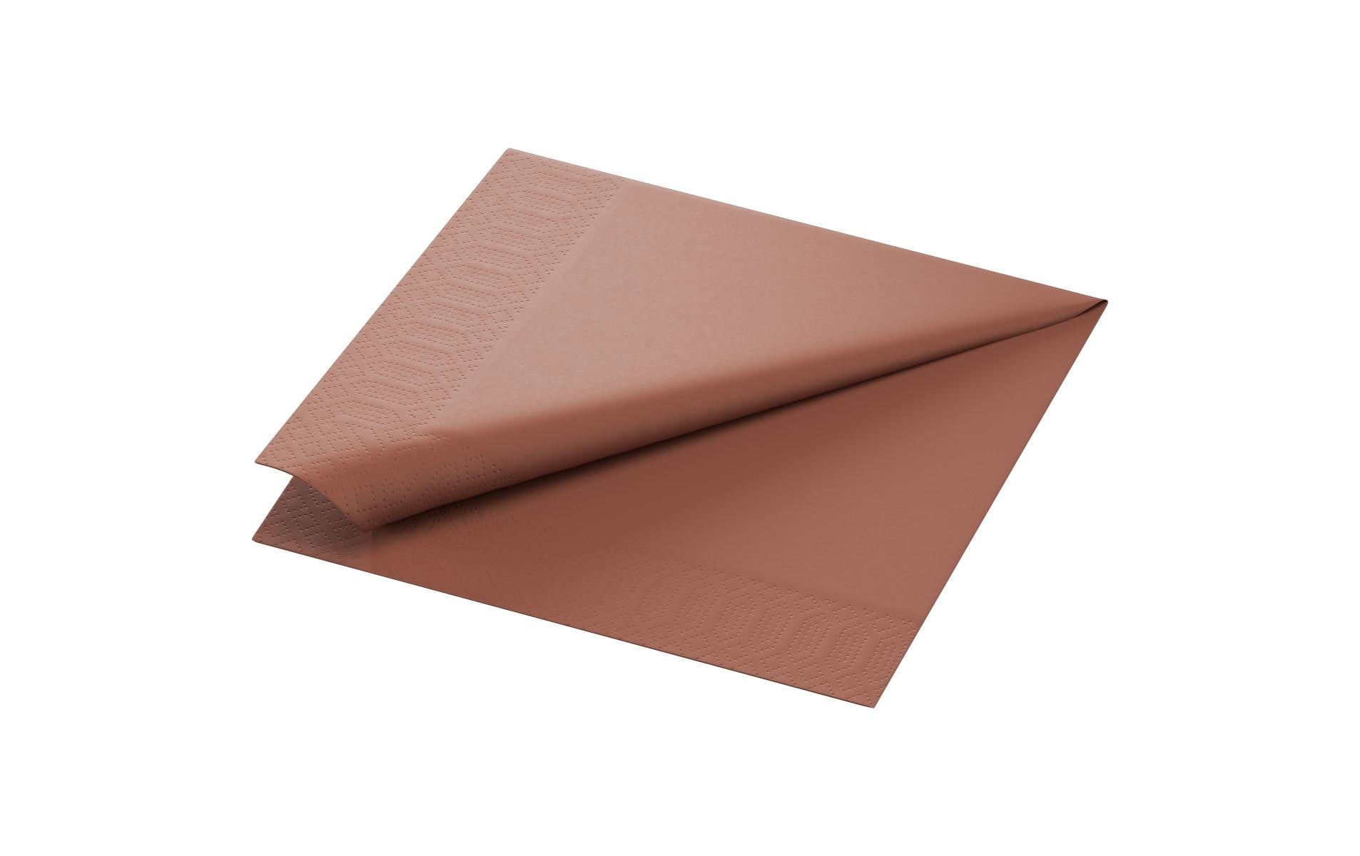 Duni Servietten 3-lagig chestnut 40x40cm, 250 Stk.