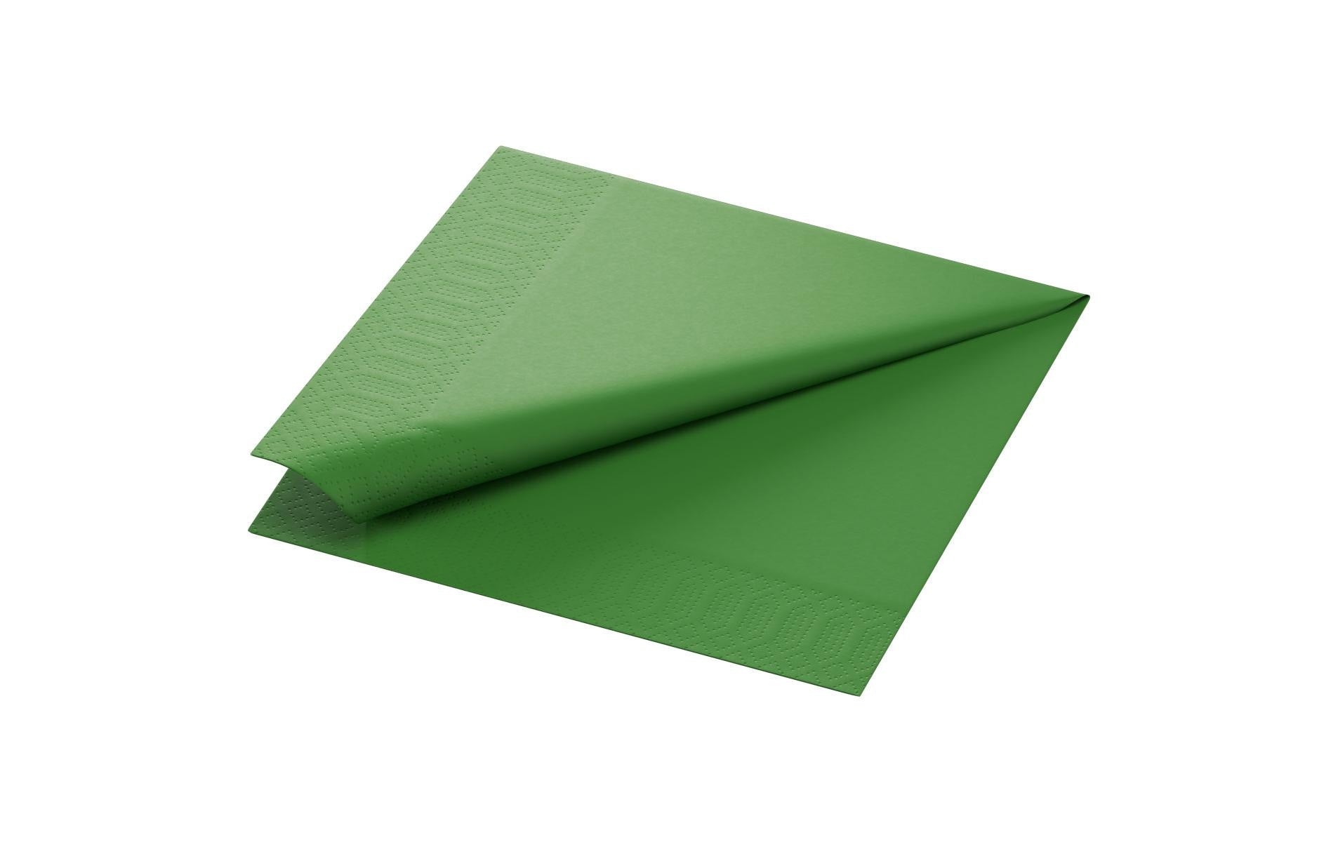 Duni Servietten 3-lagig leaf green 40x40cm, 250 Stk.