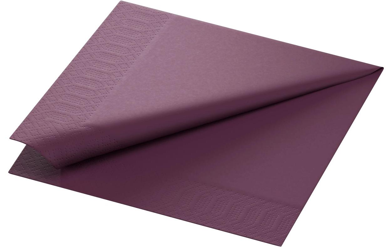 Duni Servietten 3-lagig plum 40x40cm, 250 Stk.