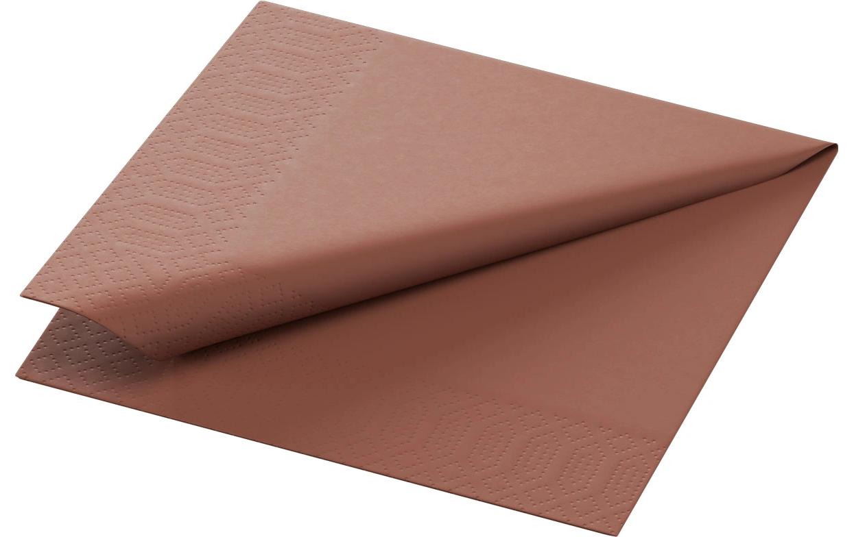 Duni Servietten 3-lagig chestnut 24x24cm, 250 Stk.