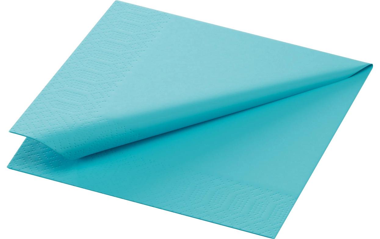 Duni Servietten 3-lagig mit blue 24x24cm, 250 Stk.