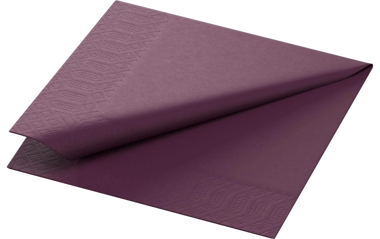 Duni Servietten 3-lagig plum 24x24cm, 250 Stk.
