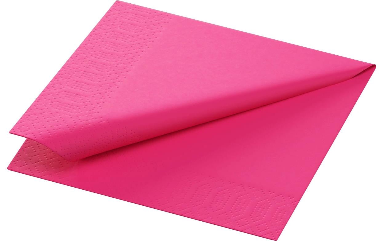 Duni Servietten 3-lagig fuchsia 24x24cm, 250 Stk.