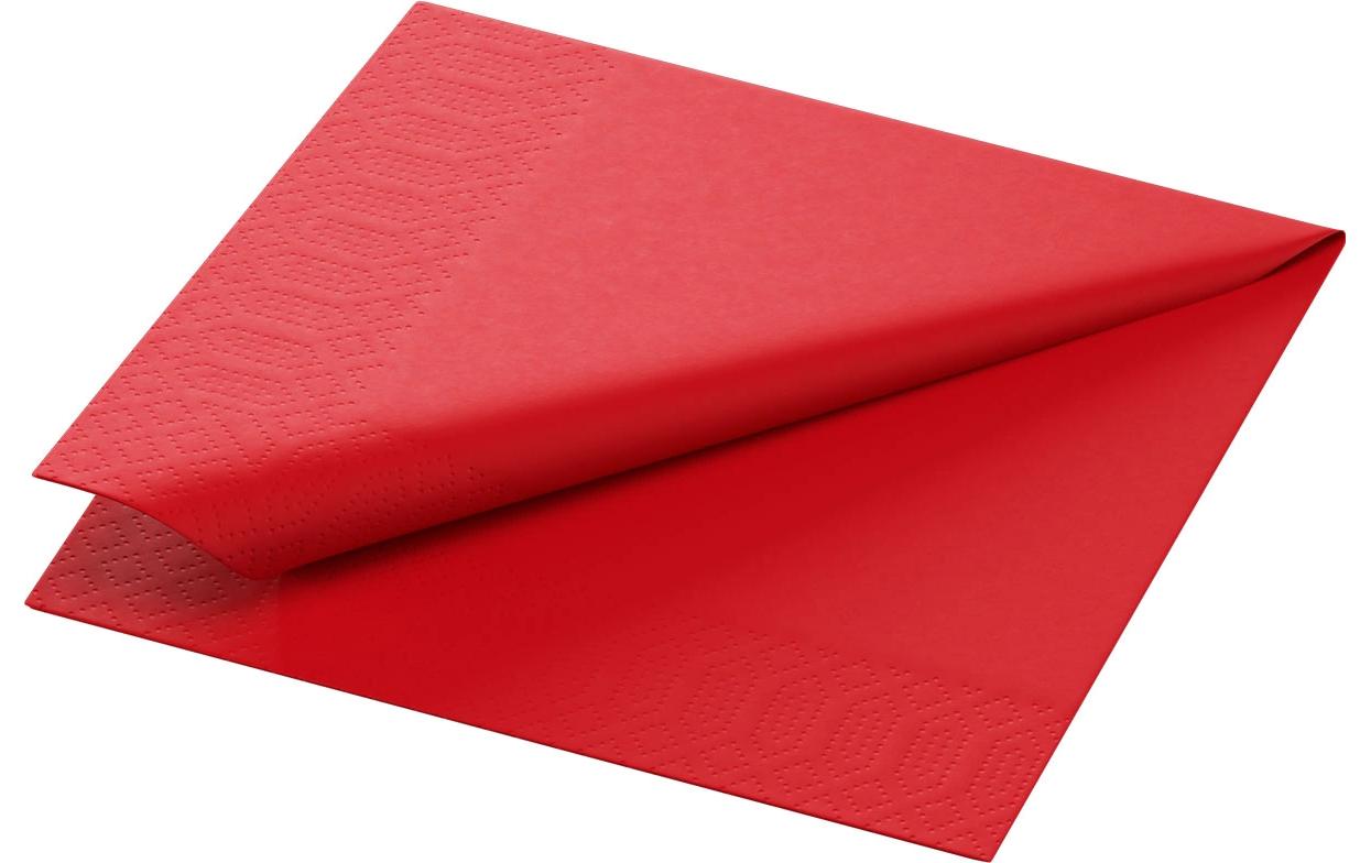 Duni Servietten 3-lagig rot 24x24cm, 250 Stk.