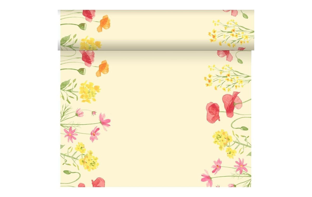 Duni Tête-à-Tête Dunicel Poppy Field 24mx 40cm, 20 Abschnitte