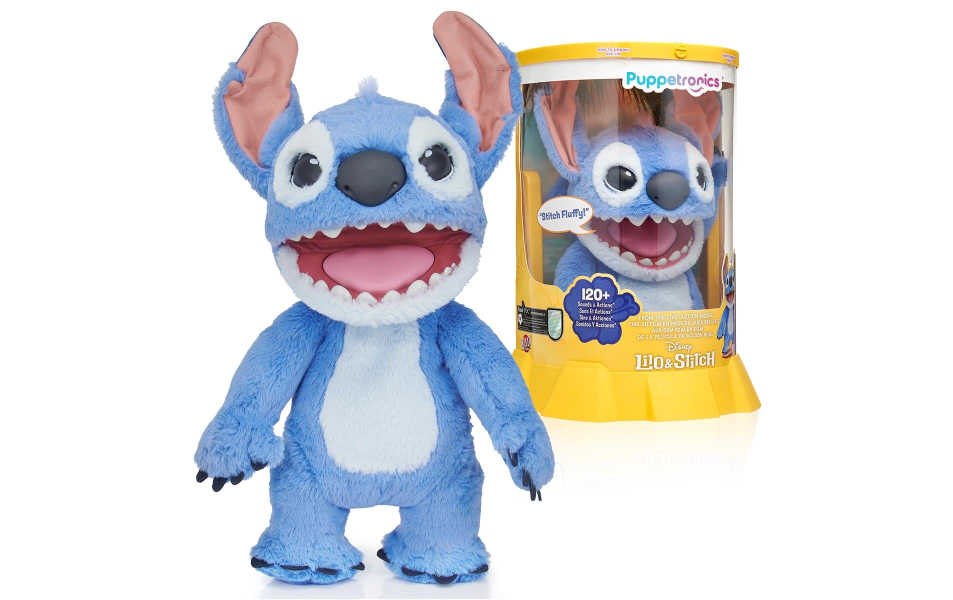 Real FX Live Action Stitch Interaktiver Plüsch