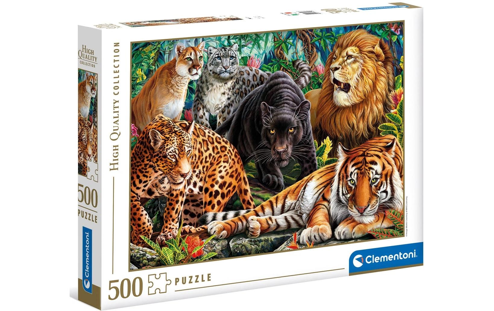 Puzzle Wild Cats 500 tlg. 49 x 36cm