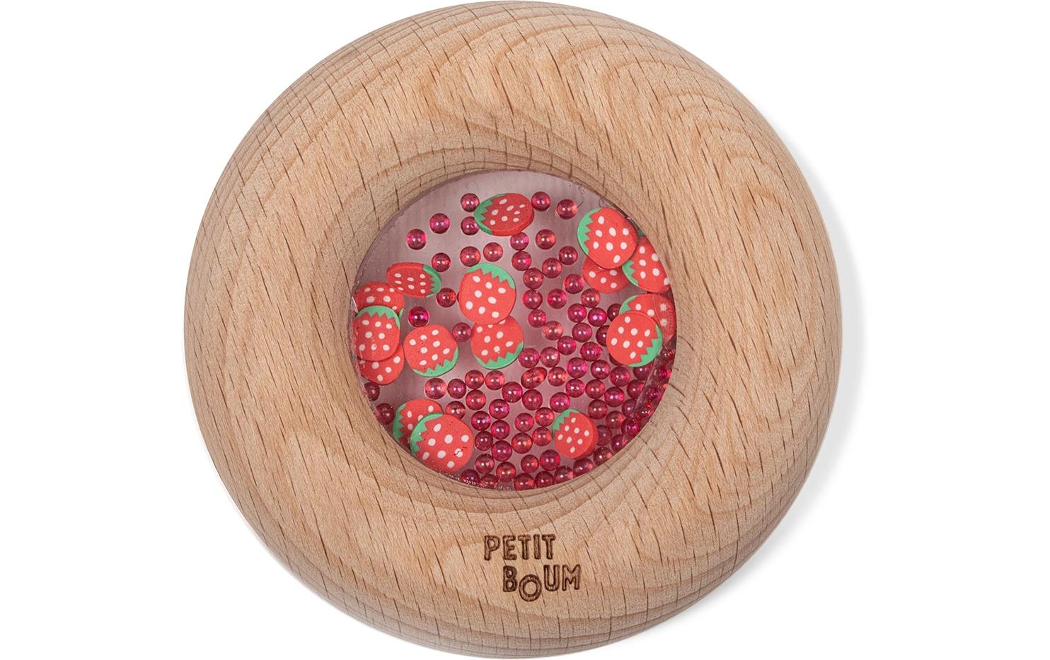 Sensorikdonut Erdbeeren 7cm