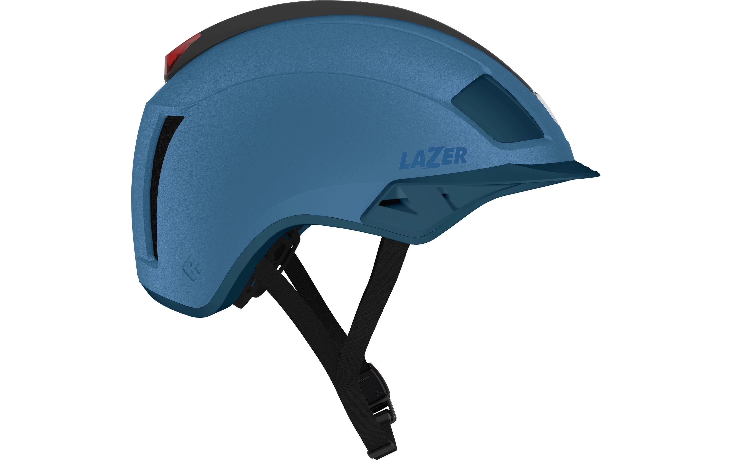Lazer Next KinetiCore, 55-59cm Velohelm, Unisex, matte blue emerald