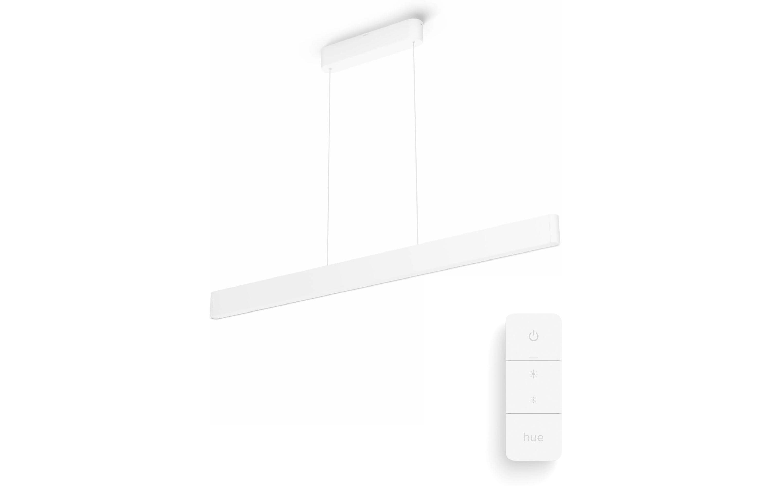 Philips Hue White & Col. Amb. Ensis Pendelleuchte weiss + DimmSwitch