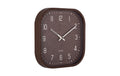 KARLSSON Elemental Cuadrado 30 x 30 cm, Chocolate brown