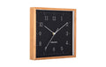 KARLSSON Wanduhr Neat Cuadrado 29.2 x 29.2 cm, Black