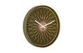 KARLSSON Wanduhr Girasol 40.6 cm, Luxury green