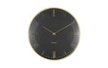 KARLSSON Wanduhr Riqueza 35 cm, Black
