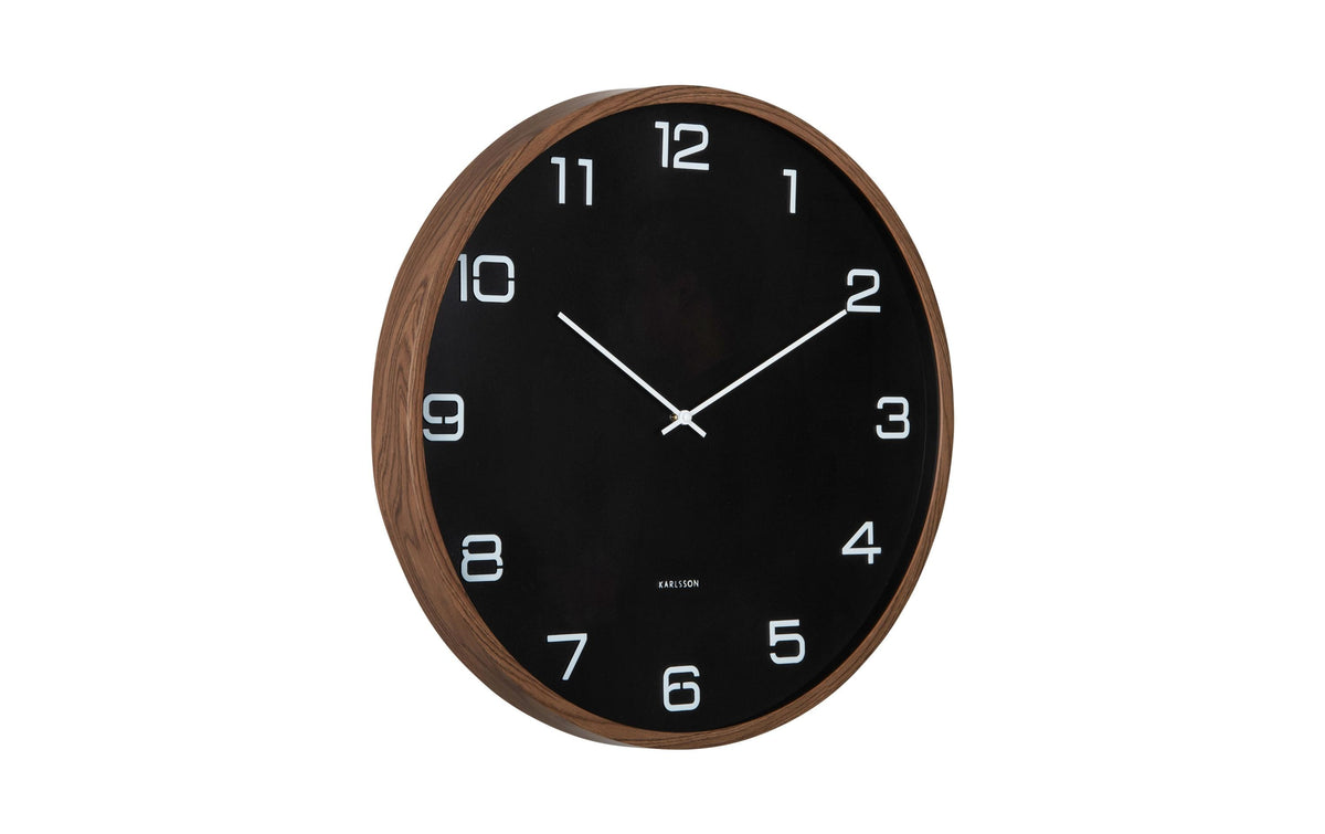 KARLSSON Wanduhr Delicado 50 cm, Black