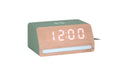 KARLSSON Wecker Retro Light LED Jungle green