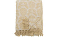 Bloomingville Decke Pratello, 155x130 cm Rec. Baumwolle & versch. Materialien
