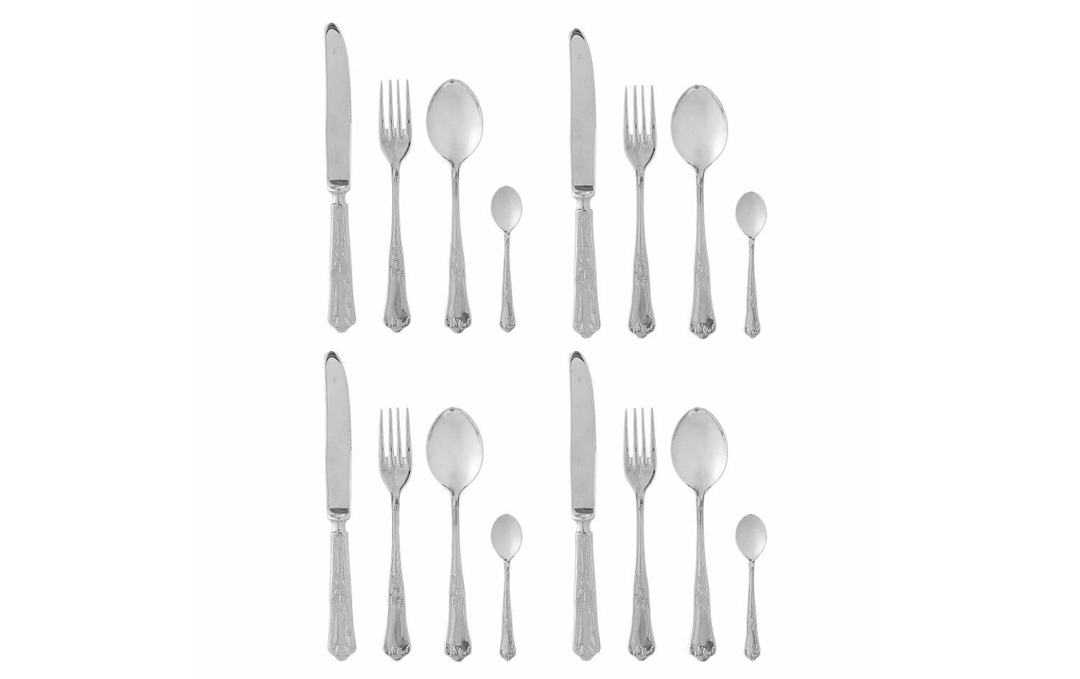 Bloomingville Besteckset Tilly 16-teilig Edelstahl, Silber