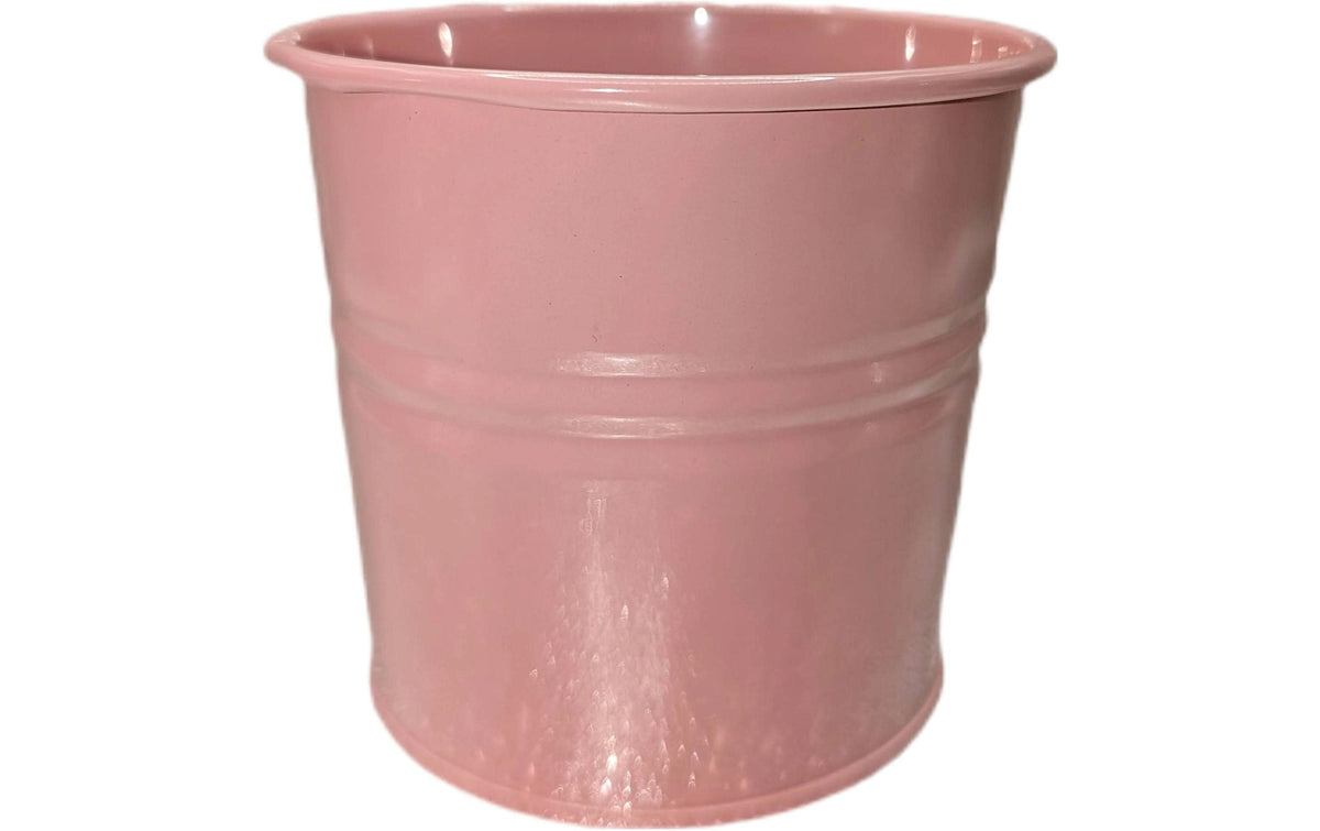 Chalet Zinktopf Paris M 13x13x10.5cm rosa