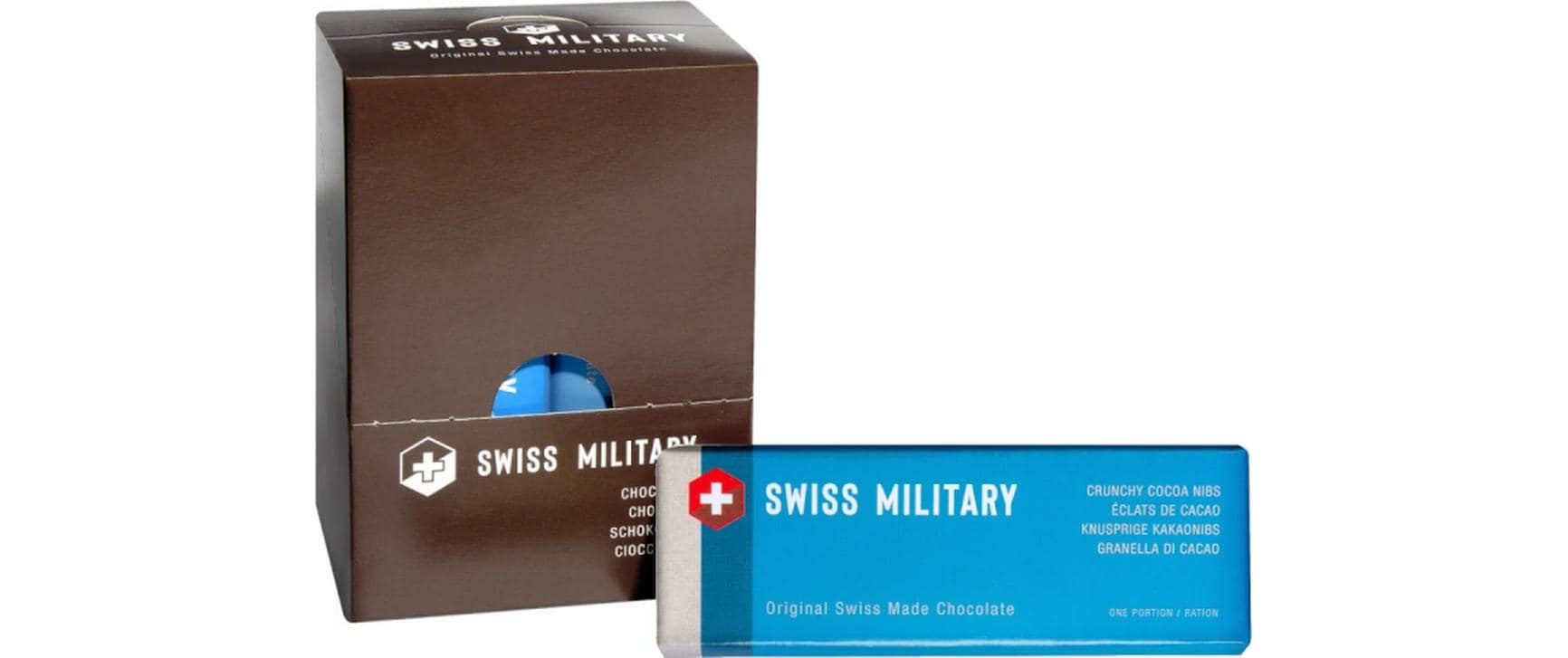 Swiss Military Crunchy Cocoa Nibs 18 x 50 g