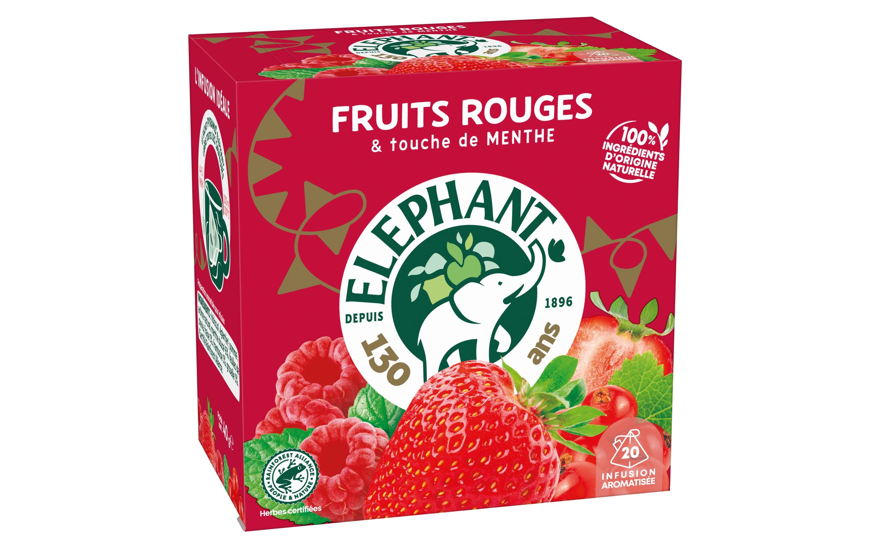 Eléphant Infusion Fruit Rouges 20 Stück
