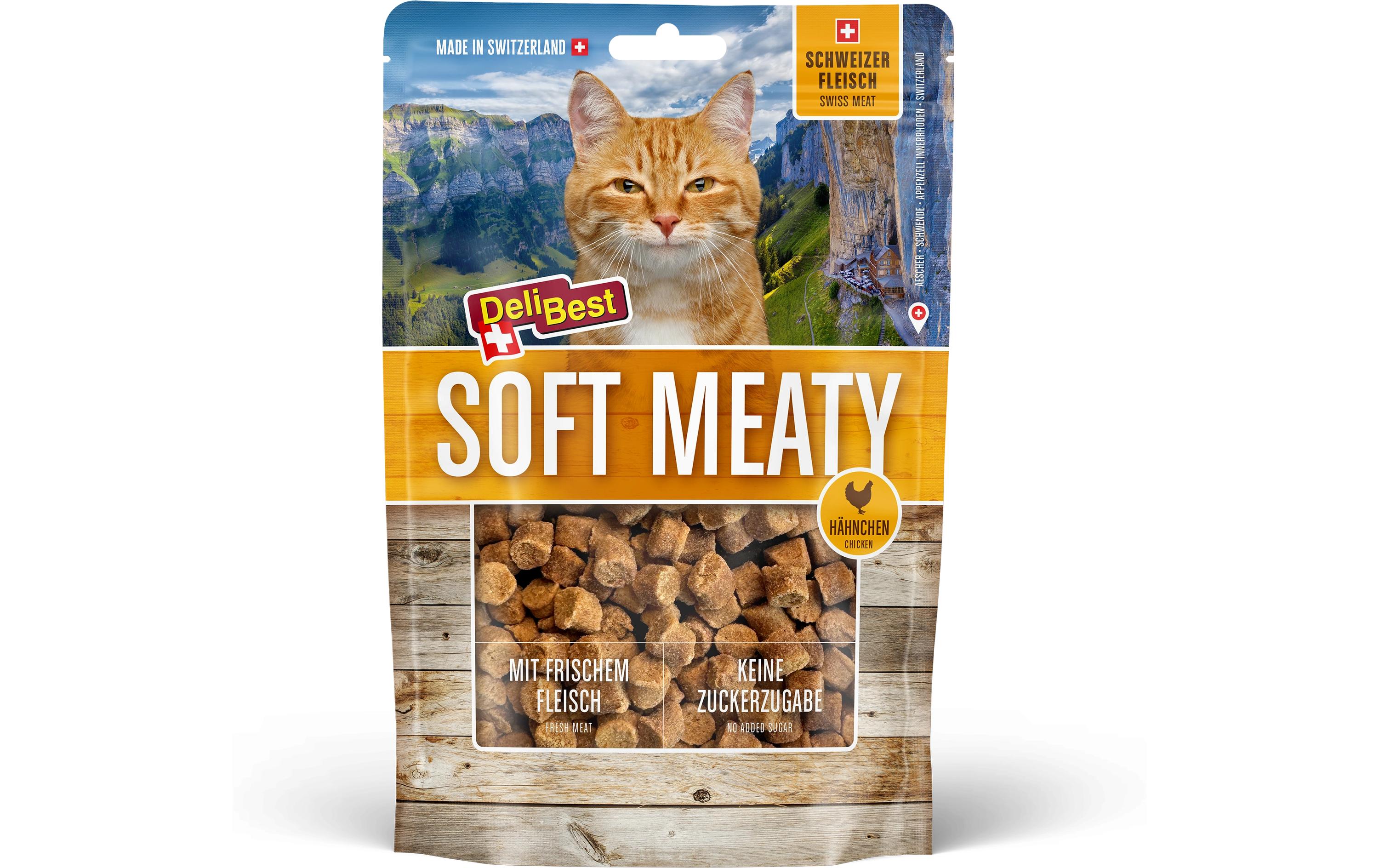 DeliBest Soft Meatys aus Schweizer Hähnchen 100g