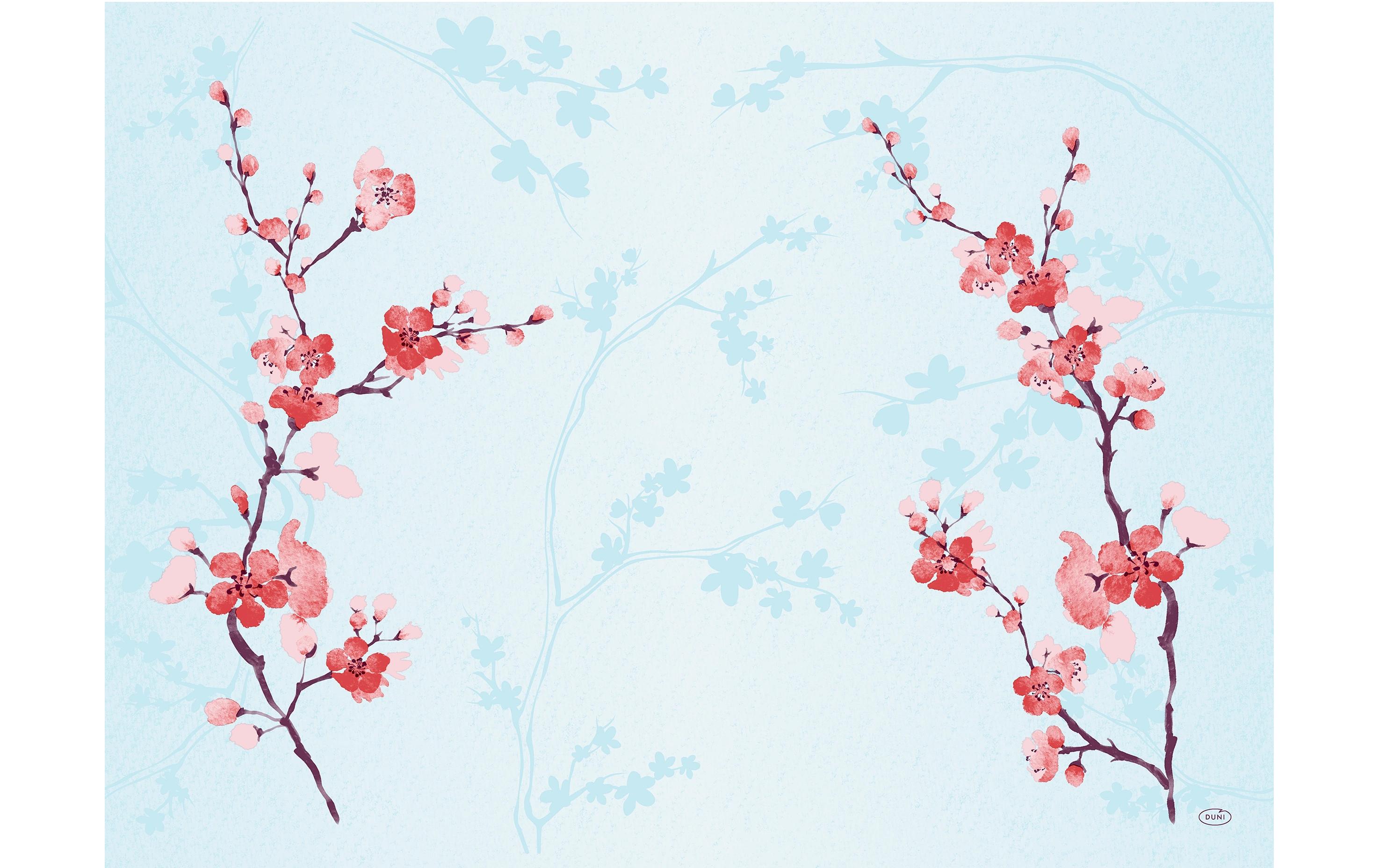 Duni Tischset Bio DSF Cherry Breeze 30x40cm, 100 Stk.