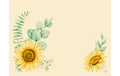 Duni Tischset Bio DSF Sunflower Dreams 30x40cm, 100 Stk.