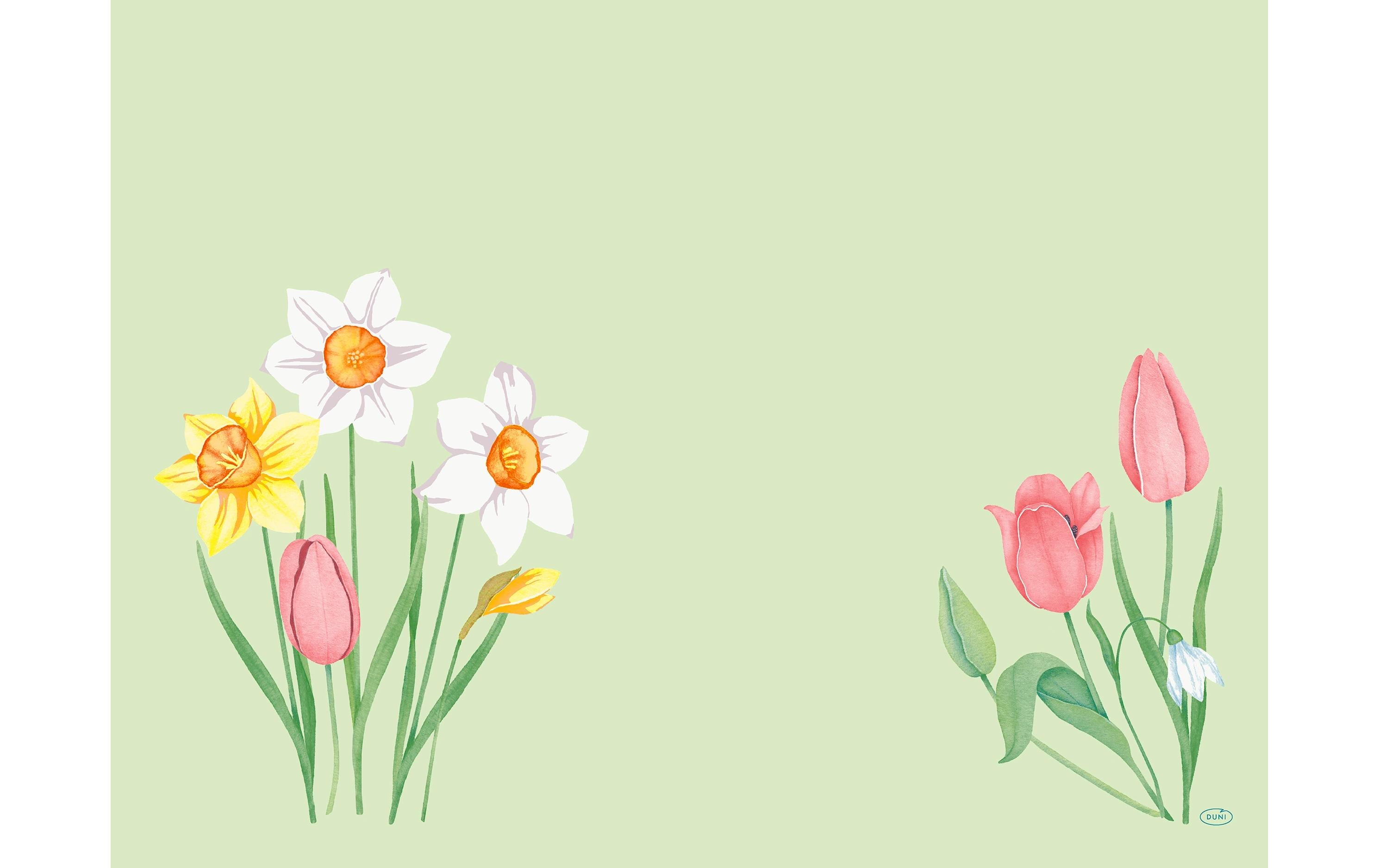Duni Tischset Bio DSF Spring Melody 30x40cm, 100 Stk.