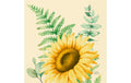 Duni Servietten 3-lagig Sunflower Dreams 33x33cm, 50 Stk.