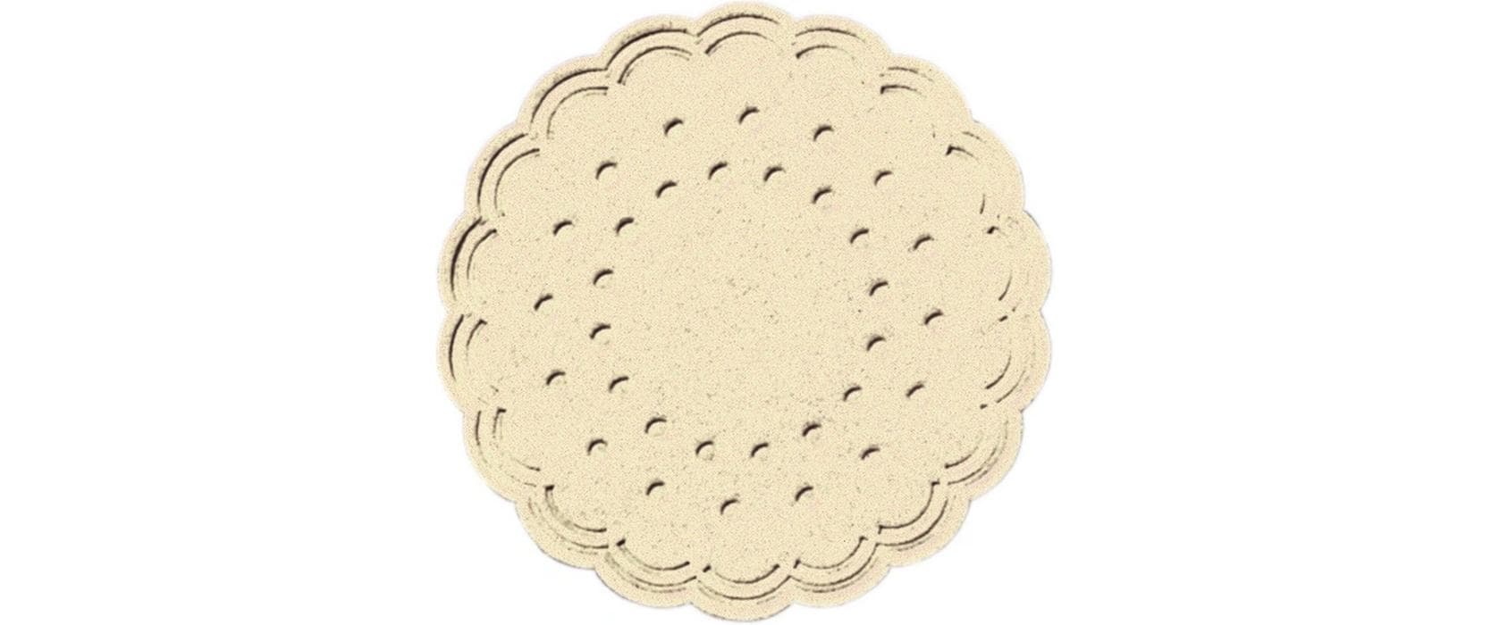 Duni Untersetzer Rund 7.5cm cream D:7.5cm, 8-lagig, 250 Stk.